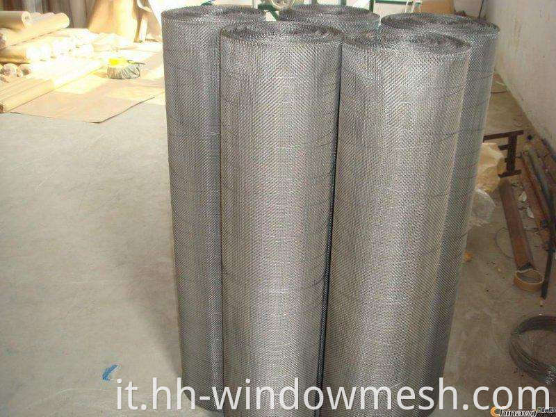 Produzione di fabbrica che produce antigheto a zanzara in alluminio in alluminio Schermata della finestra di mosca in rete